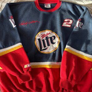 Vintage Miller Lite Rusty Wallace Racing Sweatshirt XL